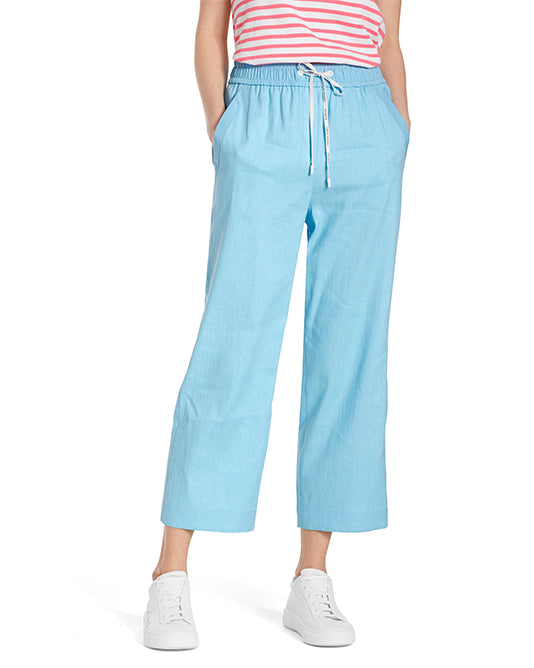 Turquiose LINEN pant