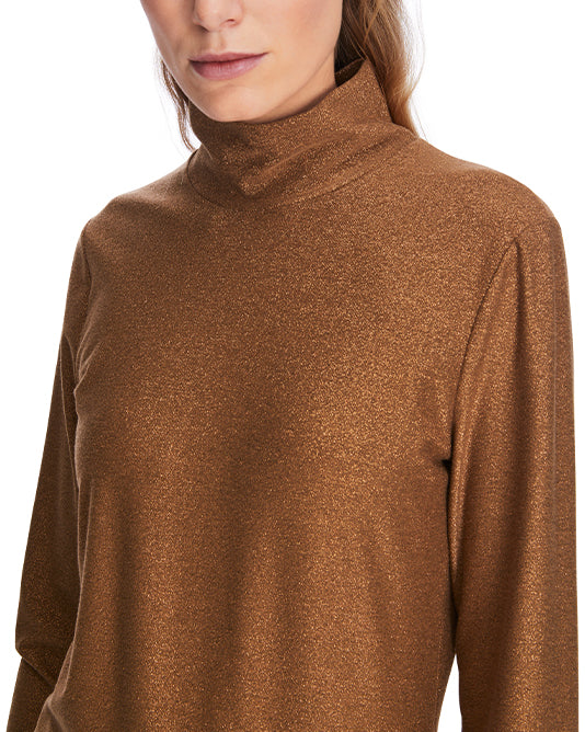 Copper Lurex Top