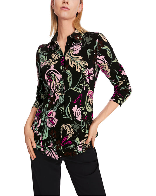 Floral Print Jersey Shirt