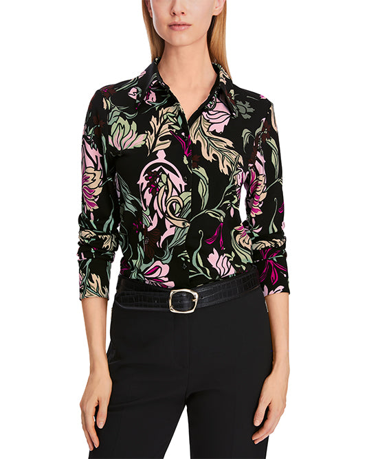 Floral Print Jersey Shirt