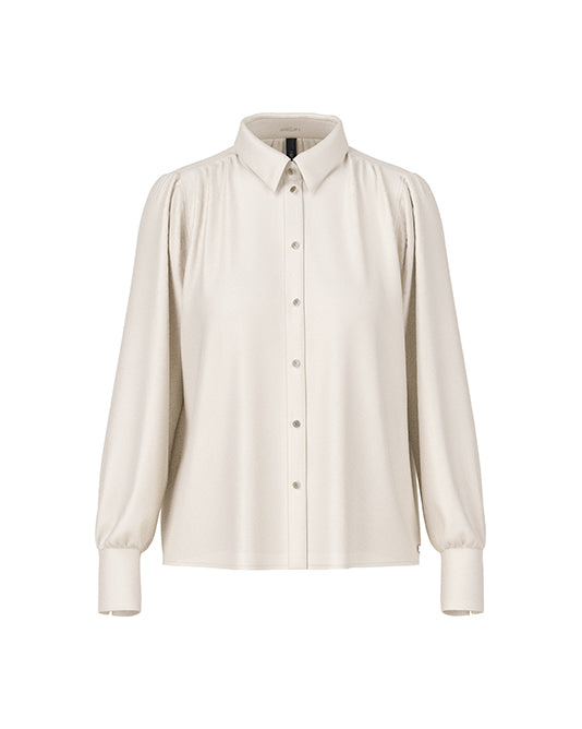 Oyster Satin Blouse