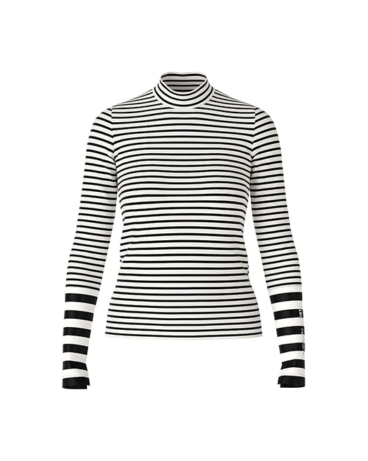 STRIPE TURTLE NECK