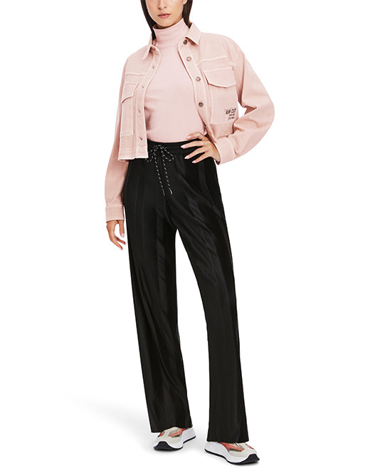 Pleated Panelled Soft Pant