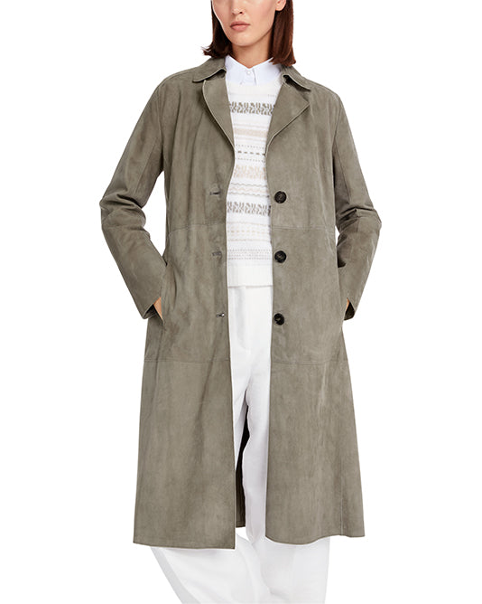 Sage Suede Soft Coat