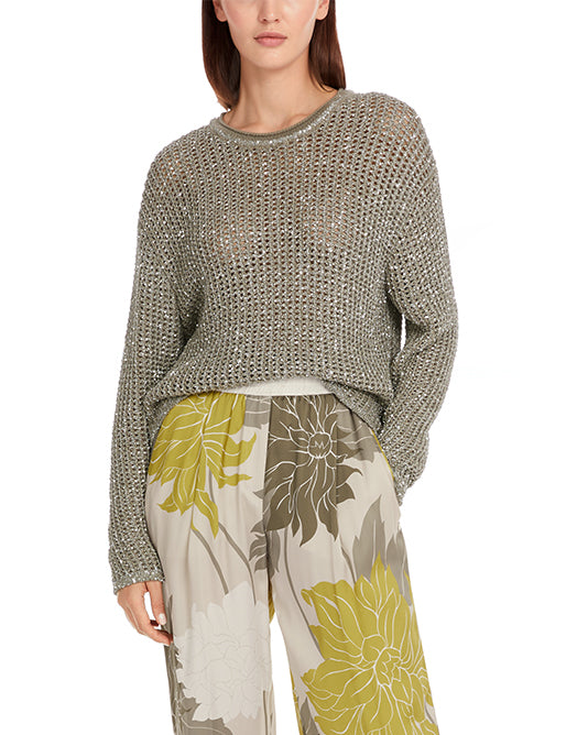 Sage Sequin Knit