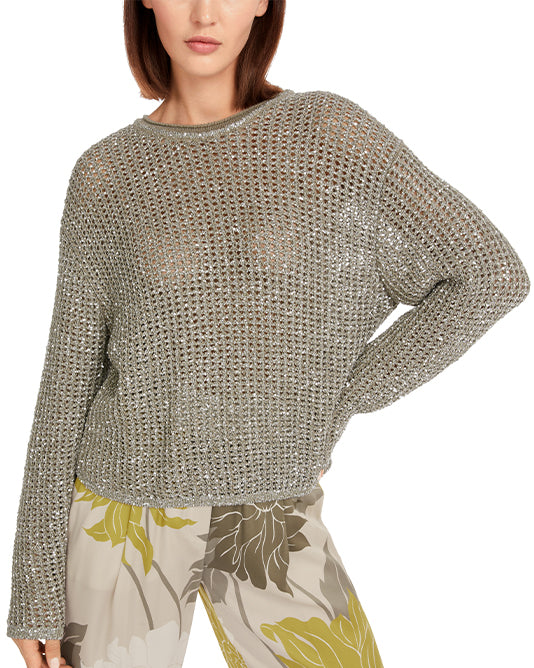 Sage Sequin Knit