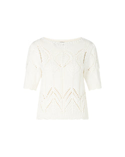 LAST ONE CROCHET KNIT WITH SHORT SLEEVE
