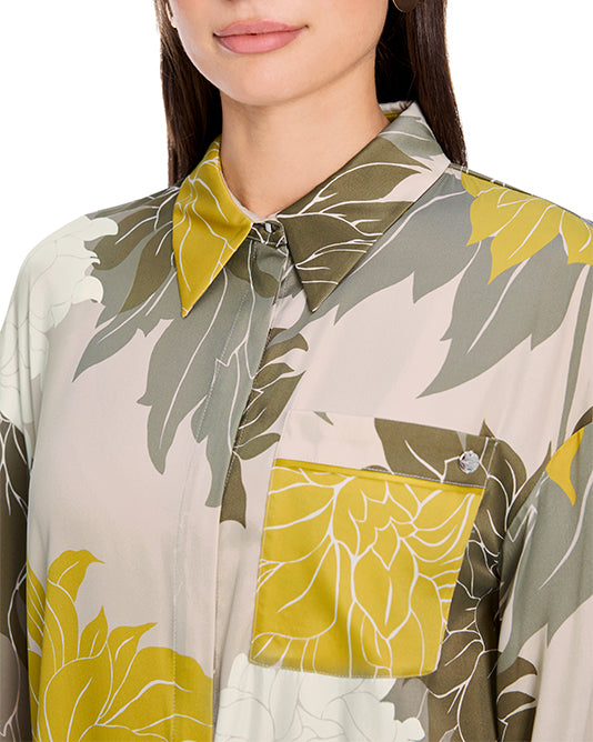 Silk Floral Blouse