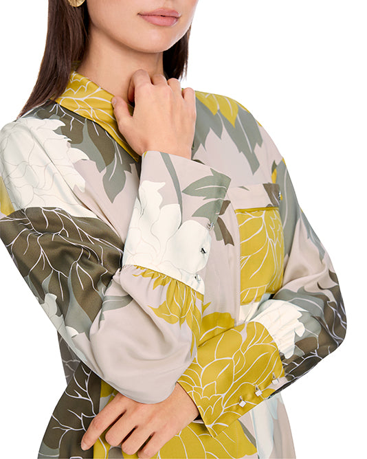 Silk Floral Blouse