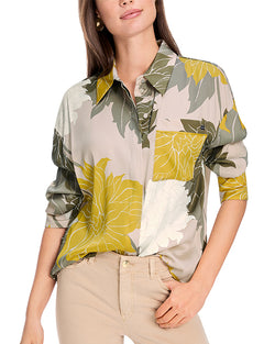 Silk Floral Blouse