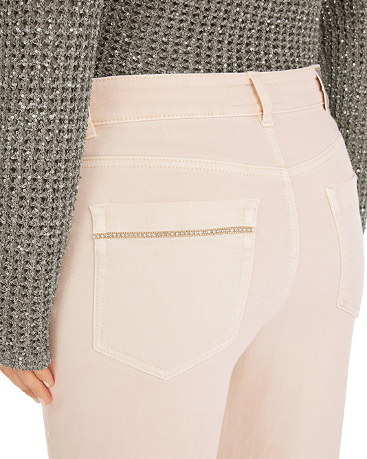 Blush Colour Slim Jean