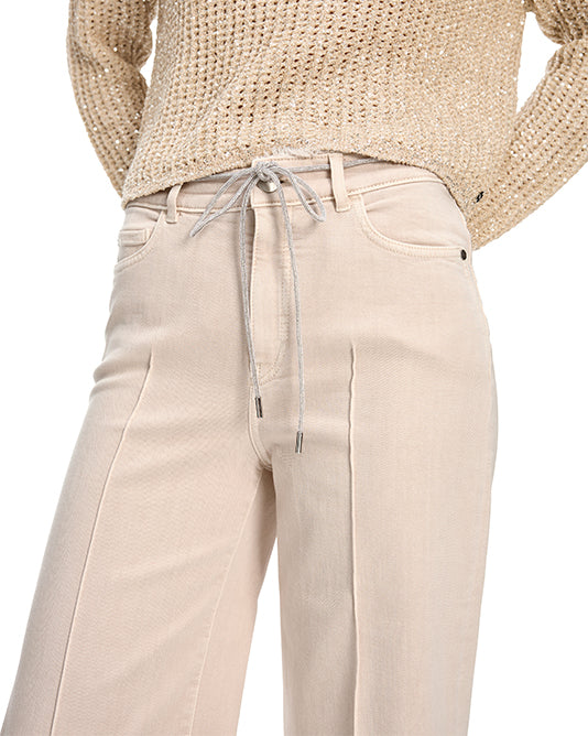 High Waist Wide Leg Warri Fit in Blush