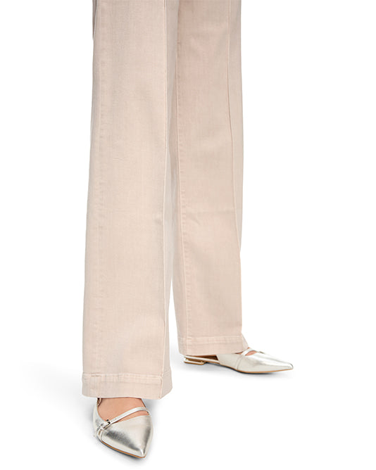 High Waist Wide Leg Warri Fit in Blush