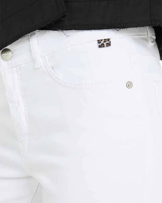 Silea White Slim Jean