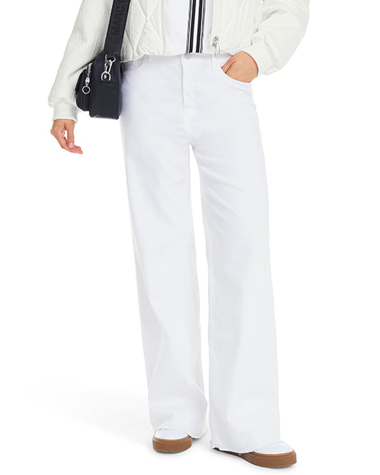 WHITE WARRI FIT JEAN