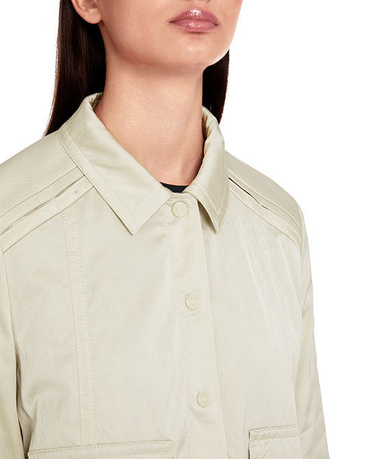 Cropped Oyster Jacket