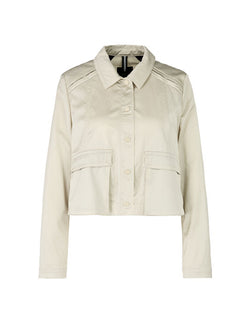 Cropped Oyster Jacket