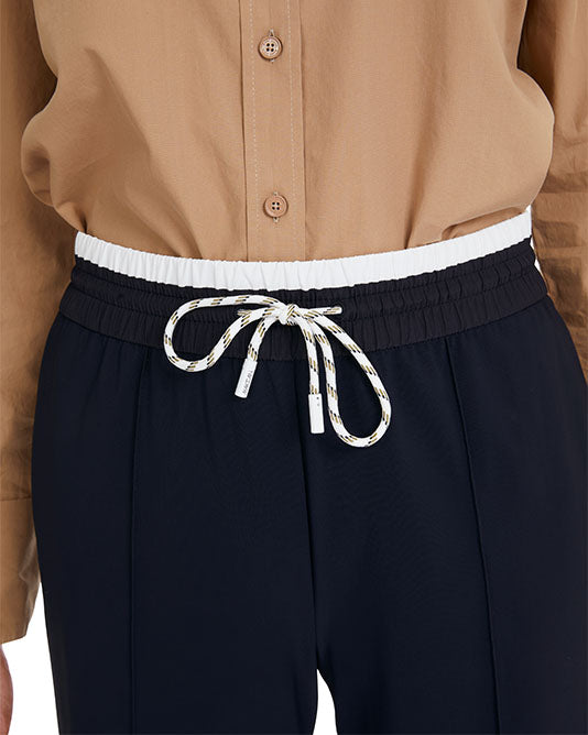 Soft Wide Pant With Sport Details