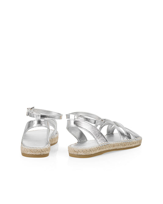 SILVER FLAT ESPADRILLE