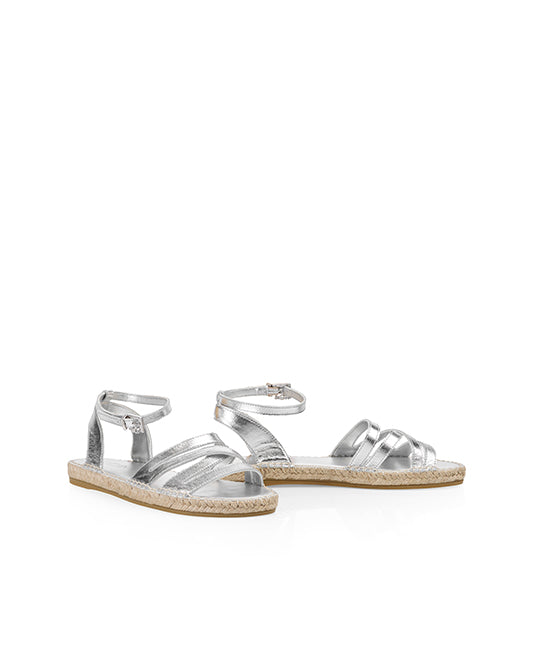 SILVER FLAT ESPADRILLE