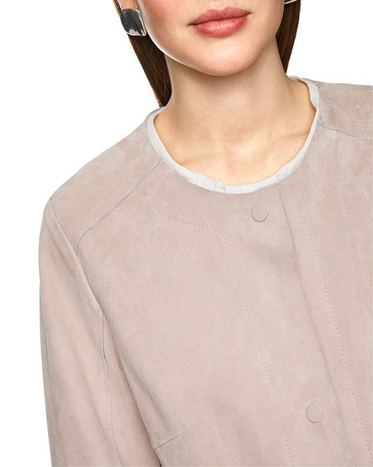 Desert Taupe Suede coat