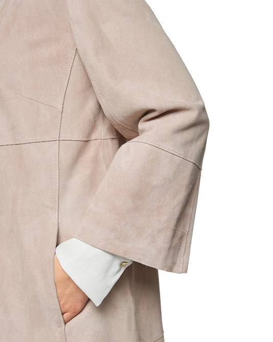 Desert Taupe Suede coat