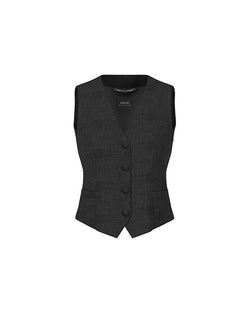 Fitted Charcoal Waistcoat