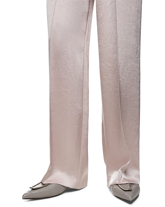 DESERT TAUPE SATIN PANT