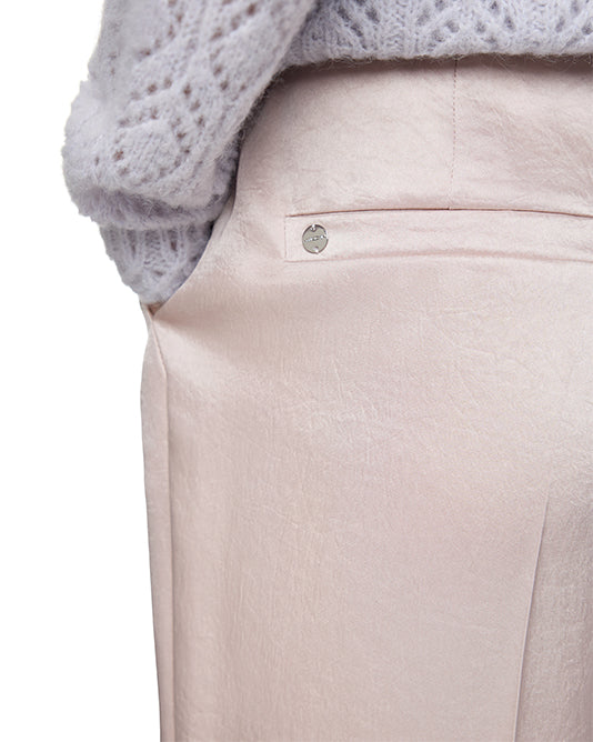 DESERT TAUPE SATIN PANT