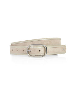 Oyster Suede Belt