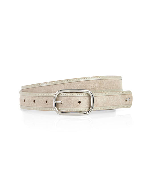 Oyster Suede Belt