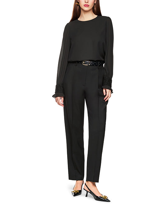 TAPERED BLK PANT