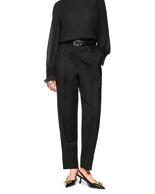 TAPERED BLK PANT