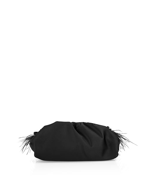 Feather & Beaded Clutch