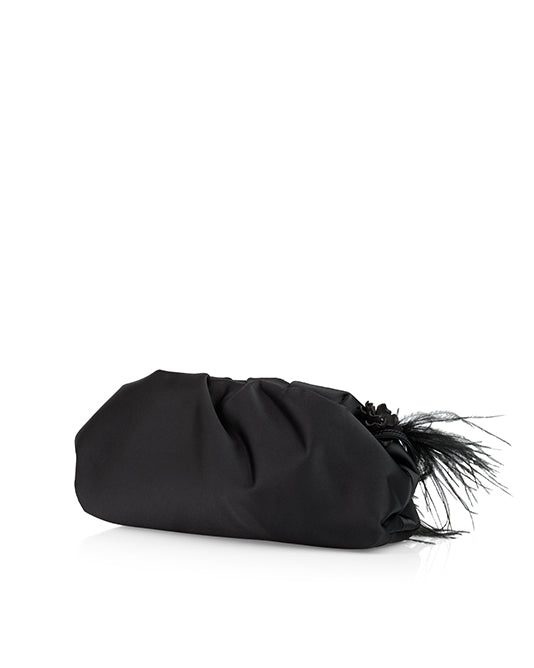 Feather & Beaded Clutch