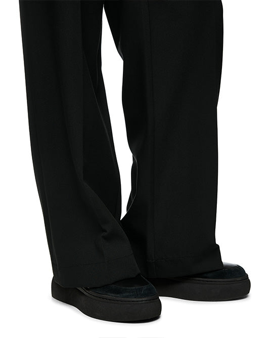 Warri Cut Wide Pant In Stretch Woven