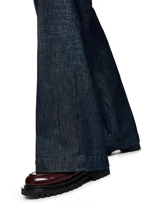 Warri Wide Jean in Lurex Denim