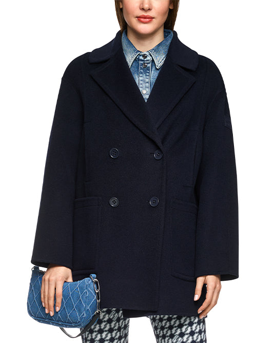 NAVY REEFER COAT
