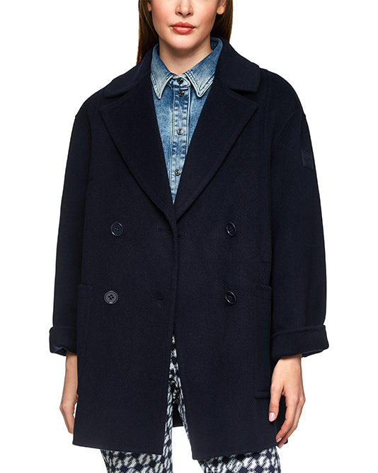 NAVY REEFER COAT