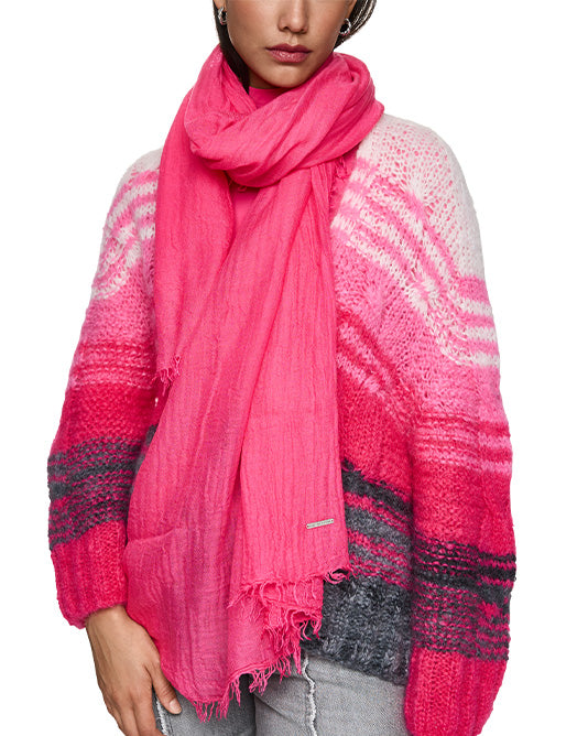 Mohair Striped Cardigan