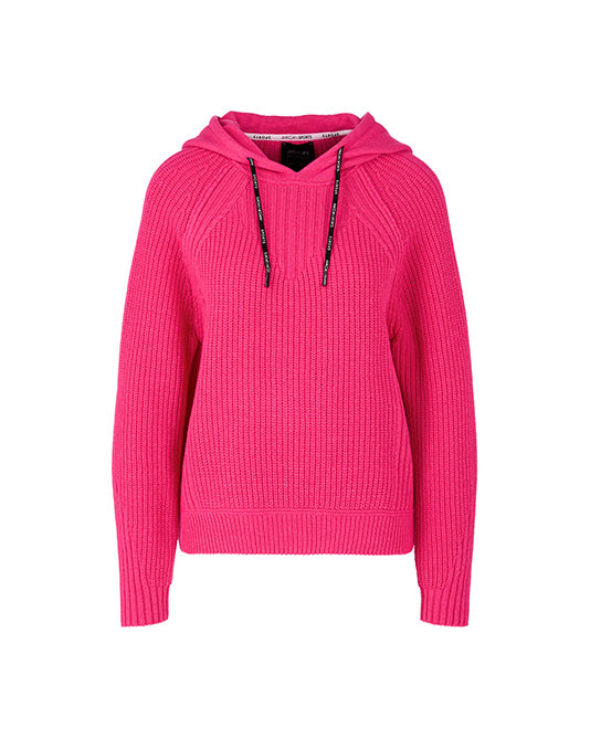 Ribbed Knit Hoodie