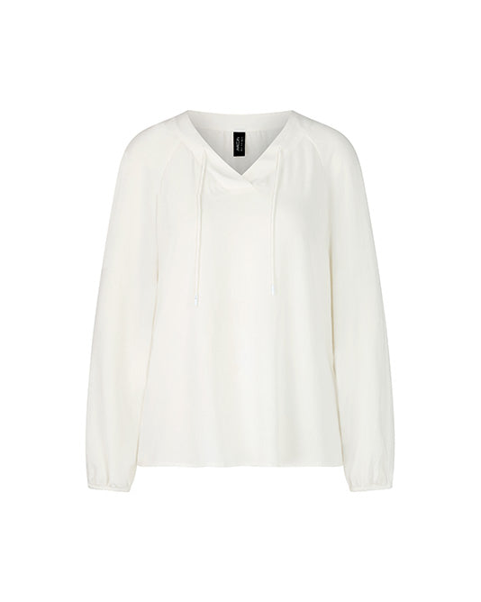 Essential Cord Tie Neck Blouse