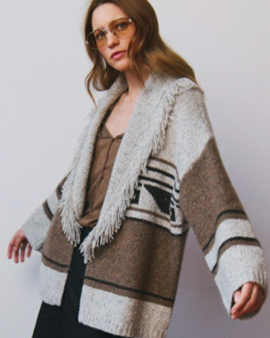 Fringe Navajo Cardigan