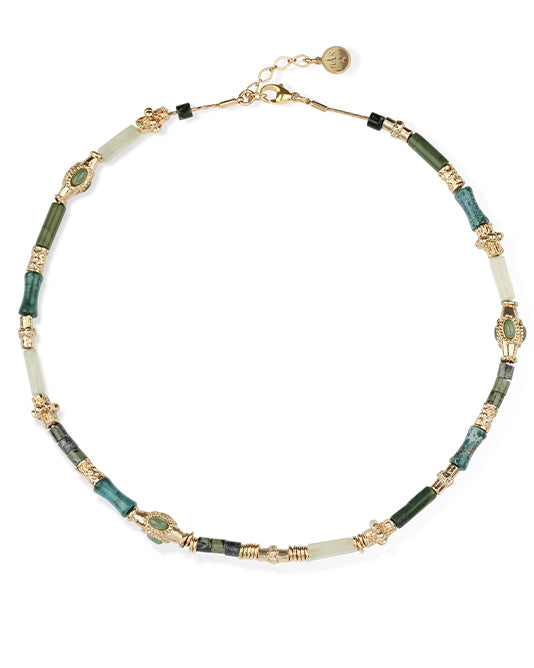 Jade & Gold Choker