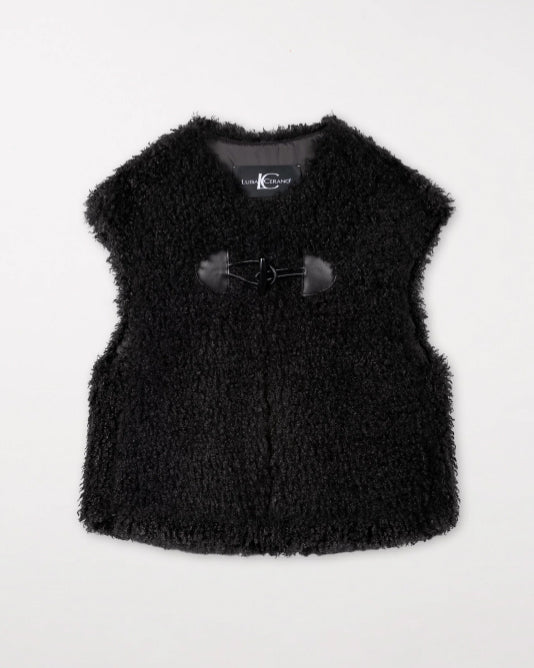 Faux Fur Cropped Gilet