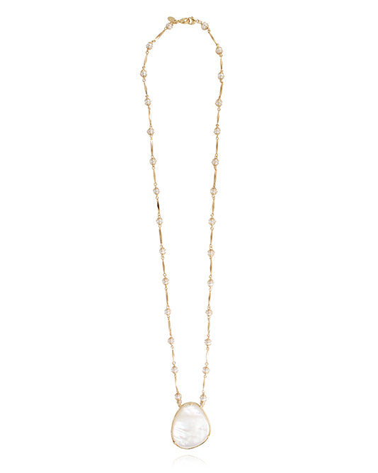 Mother of Pearl Pendant Necklace