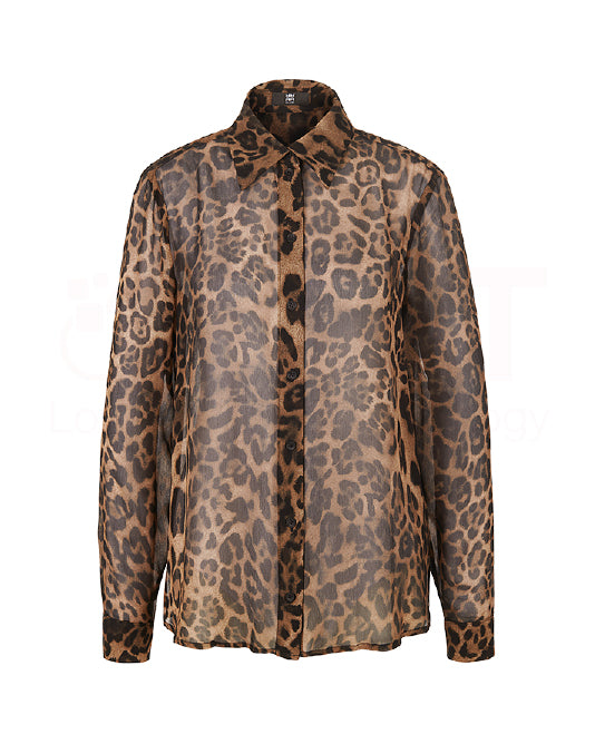 Sheer Leopard Shirt