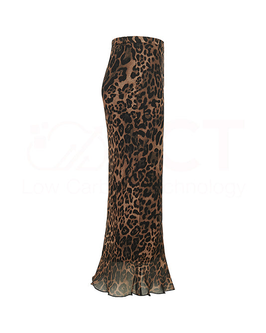 Leopard Sheer Skirt