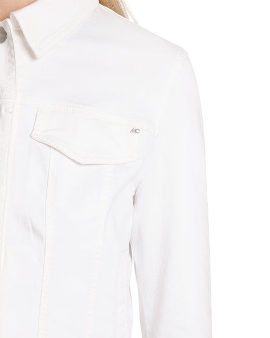 Essential White Denim Jacket