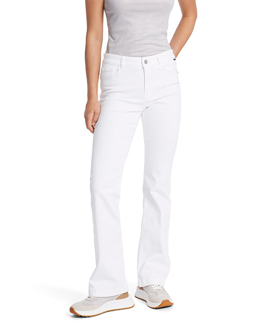 White Faro Fit Bootcut Jean